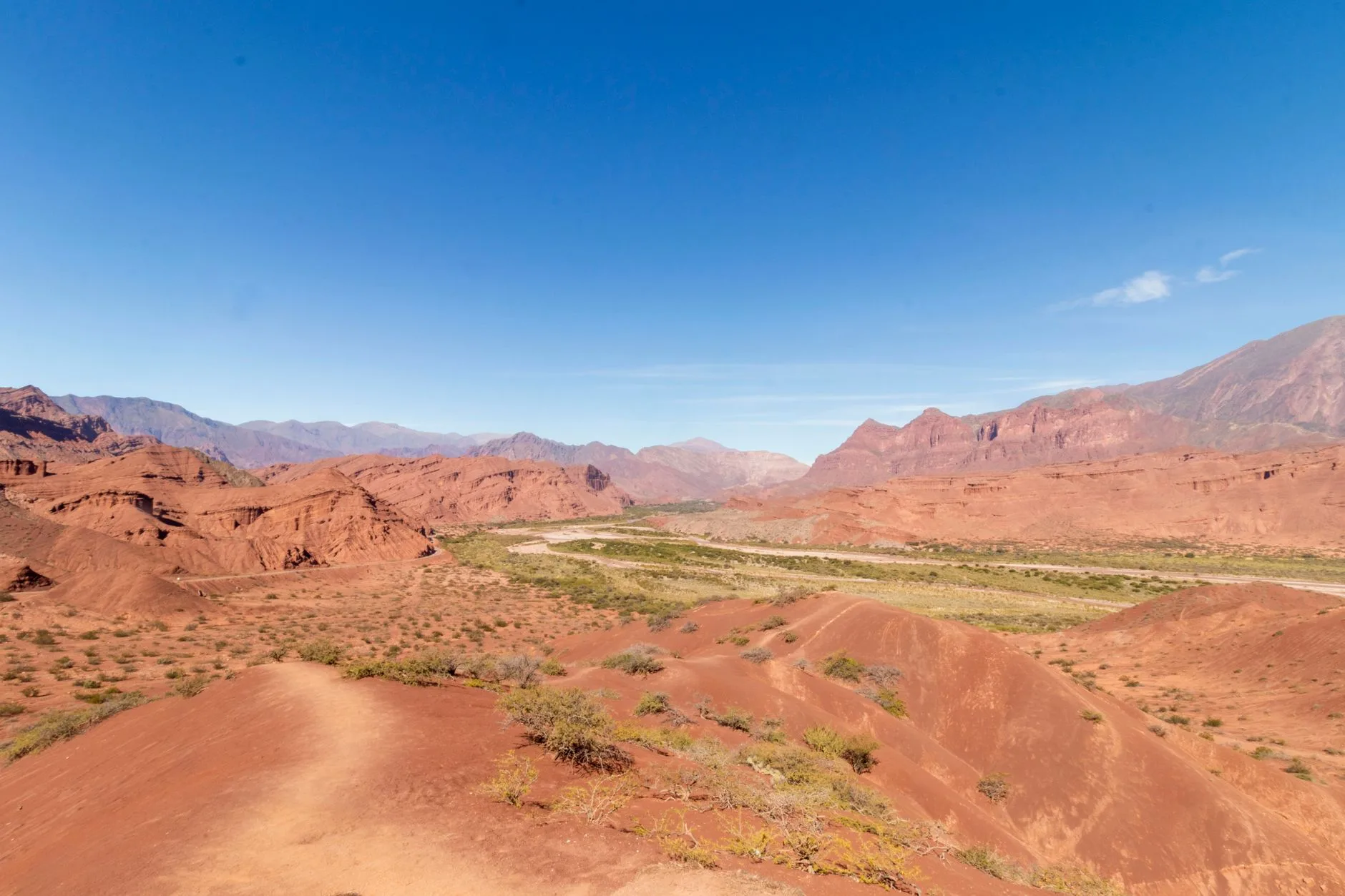 La route de Cafayate et la quebrada de las Conchas